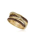 Le Vian Chocolatier&reg; 14k Yellow Gold & Diamond Gladiator Weave&trade; Ring
