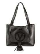 Valentino By Mario Valentino Estelle Studded Pebbled-leather Tote