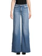 Frame Denim Wide-leg Tearaway Jeans