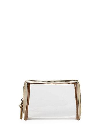 Fifth City Metallic Clear Pouch