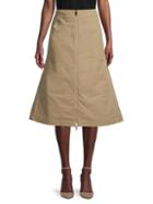 Burberry Lagan Cotton & Silk Skirt
