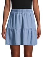 Saks Fifth Avenue Tiered Mini Skirt
