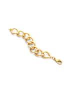 Rivka Friedman 18k Yellow Goldplated Curb Chain Bracelet