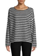 Eileen Fisher Striped Sweatshirt