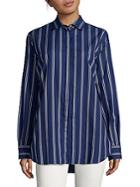 Loro Piana Stripe-print Cotton Button-down Shirt