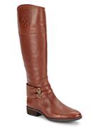 Vince Camuto Embossed Leather Tall Shaft Boots