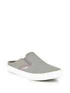 Superga Textured Slip-on Backless Sneakers