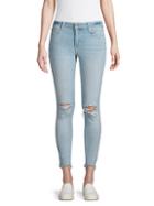 Joe's Jeans Denice The Icon Distressed Ankle Jeans