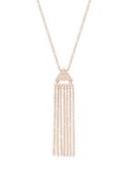 Saks Fifth Avenue 14k Rose Gold & Diamond Fringe Pendant Necklace