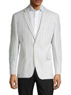 Tommy Hilfiger Wide Striped Linen Jacket