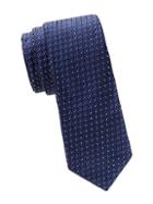 Saks Fifth Avenue Made In Italy Neat Dot Silk Tie