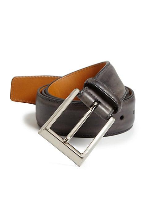 Collection Saks Fifth Avenue By Magnanni Leather Belt