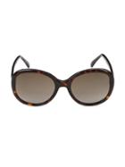 Givenchy 56mm Oval Sunglasses