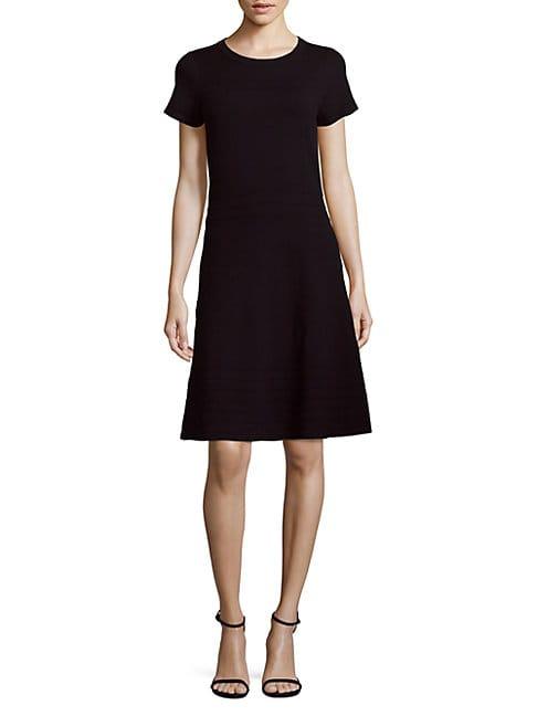 Saks Fifth Avenue Short-sleeve Midi A-line Dress