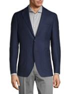 Saks Fifth Avenue Made In Italy Plaid Wool Sport Jacket