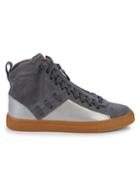 Bally Hekem Suede & Leather Shearling-lined Sneakers