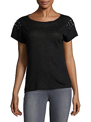 Generation Love Oliver Side Lace Up Tee