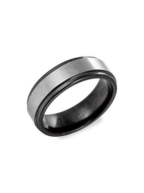 Eye Candy La Richard Titanium & Tungsten Steel Ring