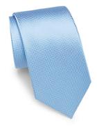 Yves Saint Laurent Mini Checked Silk Tie