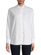 Vince Raw Edged Oversized Button-down Shirt