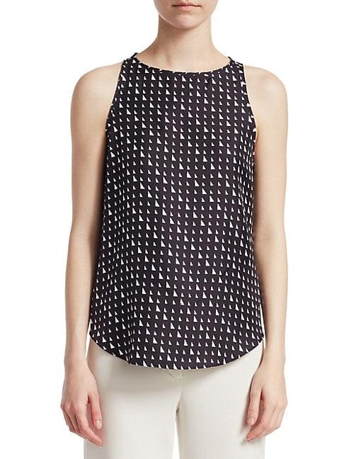 Theory Silk Racer Back Top