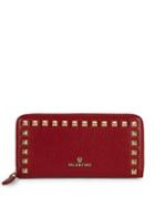 Valentino By Mario Valentino Grace Studded Zip-around Leather Wallet