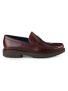 Salvatore Ferragamo Beckford Leather Penny Loafers