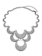 Jamierocks Hammered Crescent Necklace