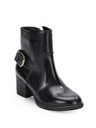 Kenneth Cole Fennick Leather Ankle Boots/black
