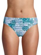 Bleu Rod Beattie Floral-print Bikini Bottom