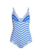 Tommy Bahama Beach Glass Stripe One-piece Swimsuit