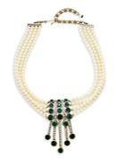 Heidi Daus Pearl Holiday Necklace