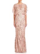 Talbot Runhof Sequin Lace Gown