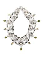 Stephen Dweck Green Pearl & Sterling Silver Necklace