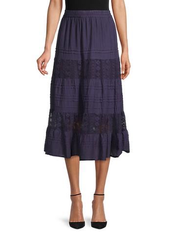 Solitaire Lace Cotton Skirt