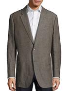 Giorgio Armani Long Sleeve Linen Jacket