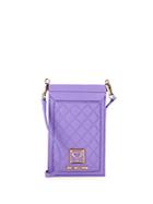 Love Moschino Quilted Cell Phone Case