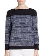 Marc By Marc Jacobs Julie Ribbed Wool & Cashmere Colorblock Sweater