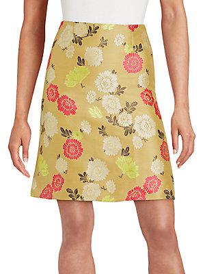 Etro Floral A-line Skirt
