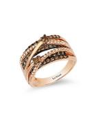 Le Vian Chocolatier&reg; Diamond & 14k Rose Gold Multi-band Ring