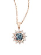 Effy Diamond & 14 Rose Gold Necklace