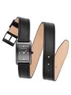 Rebecca Minkoff Moment Leather-strap Wrap Watch