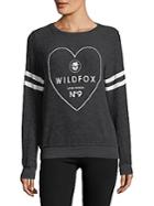 Wildfox Heart Logo Crewneck Sweater