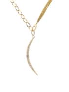 Adriana Orsini 14k 14k Yellow Gold & Diamond Pendant Necklace