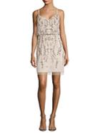 Adrianna Papell Sequined Blouson Dress