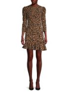 Bardot Ada Leopard-print Mini Dress