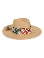 Vince Camuto Floral-band Panama Hat