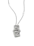 Chimento Link Diana Diamond & 18k White Gold Pendant Necklace