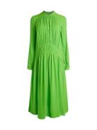 Burberry Silk Peasant Dress