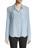 Diane Von Furstenberg Carter Silk Button-down Shirt